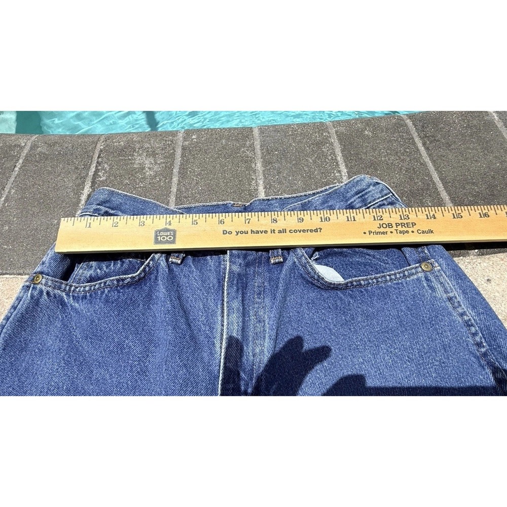 Vintage 80s Women's Chic Jeans Made in USA High Waist Tapered Mom Jeans Size 7P - Picture 4 of 7